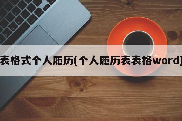 表格式个人履历(个人履历表表格word)